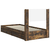 Bed Frame with Storage and Headboard 3 pcs Engineered Wood 3414423