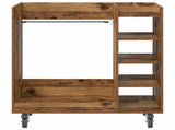 Golf Cabinet with Wheel Plain Old Wood 90 x 45 x 98 cm 899469