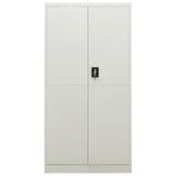 Locker Cabinet Light Grey 90x40x180 cm Steel 335971