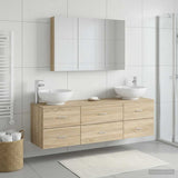 Bathroom Furniture Set 4 pcs Sonoma Oak 3406945