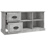TV Cabinet Concrete Grey 102x35.5x47.5 cm Engineered Wood 816180