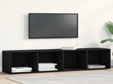 Book Cabinet Black Oak 36 x 30 x 143 cm Engineered Wood 862396