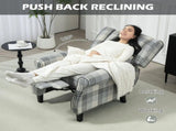 160&deg Reclining Armchair, with Footrest - Grey T3398P344476