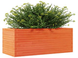 Garden Planter Wax Brown 90x40x45.5 cm Solid Wood Pine 847270