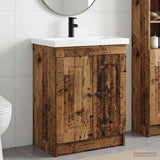 Bathroom Furniture Set Old Wood 78.5 x 37.5 x 81 cm 3404182