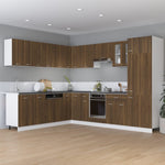 ZNTS Hanging Corner Cabinet Brown Oak 57x57x60 cm Engineered Wood 815599