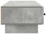 TV Cabinet Concrete Grey 147 x 34.5 x 30 cm Engineered Wood 894018