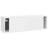 Wall-Mounted TV Cabinet High Gloss White 98 x 31 x 30 cm 898729