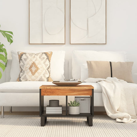 ZNTS Coffee Table 55x50x40 cm Solid Wood Acacia 352878