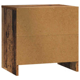 Bedside Cabinet Old Wood 45 x 34 x 44.5 cm Engineered Wood 8000981