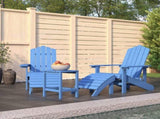 Garden Chair Aqua Blue HDPE Medium 3095715