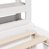Bed Frame without Mattress White 90x200 cm Solid Wood Pine 3306391
