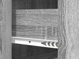 Drawer Cabinet Grey Sonoma 66 x 34.5 x 90 cm Engineered Wood 894151