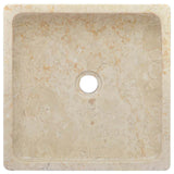 Sink Cream 40x40x10 cm Marble 149168