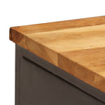 Sideboard Recycled Teak and Steel 65x30x70 cm 246279