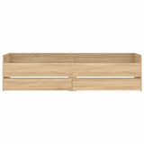 Bed Frame Sonoma Oak Engineered Wood Single Bed Frame 3207352