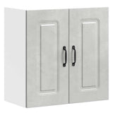 Kitchen Wall Cabinet Kalmar Concrete Grey Engineered Wood 853581