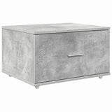 Desk Concrete Grey 131.5 x 50 x 106.5 cm Engineered Wood 3337268