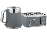Electric Kettle and Toaster Set, 3000W 1.7L UK Strix Thermostat Rapid Boil Jug Kettle with Limescale T3398P378837