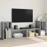 TV Cabinets 2 pcs Concrete Grey 75x30x50 cm Engineered Wood 840789