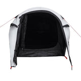 Camping Tent Tunnel 2-Person White Blackout Fabric Waterproof 94607