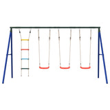 Outdoor Swing Set with Swings and Ladder 3283623