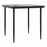 3 Piece Garden Dining Set with Cushions Grey Poly Rattan 3212430