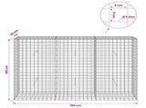 Gabion with 5 mm Wire and 5x5 cm Mesh 150x30x100 cm 3464157