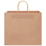 Paper Bags 250 pcs with Handles Brown 32x22x28 cm 4101596