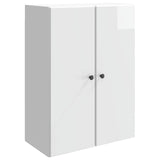 Wall-Mounted Cabinet High Gloss White 66 x 34.5 x 90 cm 899079