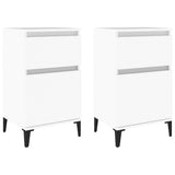 Bedside Cabinets 2 pcs White 40x35x70 cm 819709