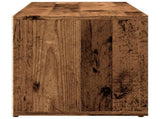 Shoe Storage Bench Old Wood 102x35x35 cm Engineered Wood 856410