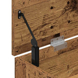 Shoe Bench Old Wood 102x30.5x45 cm Engineered Wood 859143