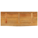 Table Top Live Edge 90x40x3.8 cm Solid Wood Mango 370587