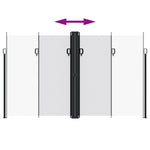 ZNTS Retractable Side Awning White 200x600 cm 4004661