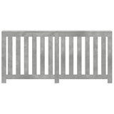 Radiator Cover Concrete Grey 175x20x82 cm Engineered Wood 852756