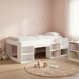 Kids'Bed Frame with Storage White 75 x 190 cm Engineered Wood 3422635