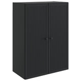 Wall-Mounted Cabinet Black 66 x 34.5 x 90 cm Engineered Wood 897886