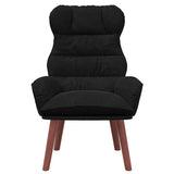 Armchair Black 69 x 74 x 93 cm Velvet 42001893