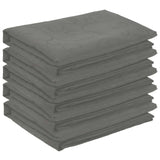 Table Cloth 5 pcs Rectangular Light Grey 140 x 160 cm 42040451