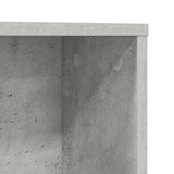 Desk with Shelf Concrete Grey 91 x 50 x 149 cm Engineered Wood 869261