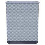 Planters 2 pcs Light Grey 30x30x37 cm Polypropylene 364181