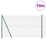Welded Wire Fence with Concrete Base 10 x 1.2 m 3351230