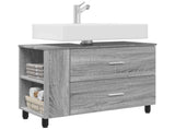 Bathroom Vanity Unit Grey Sonoma 80 x 35 x 60 cm 889391