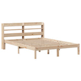 Bed Frame without Mattress 160x200 cm Solid Wood Pine 3306545