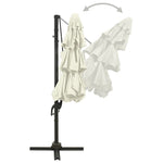 4-Tier Garden Parasol with Aluminium Pole Sand 3x3 m 313828