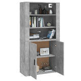 Highboard Concrete Grey Engineered Wood 3185363