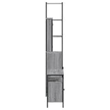 3 Piece Bathroom Furniture Set Grey Sonoma Engineered Wood 3214798