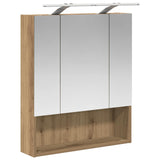 Bathroom Mirror Cabinet Artisian Oak 60 x 14.5 x 70 cm 889198