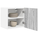 Hanging Cabinet 2 pcs Grey Sonoma and White 40 x 31 x 40 cm 884141